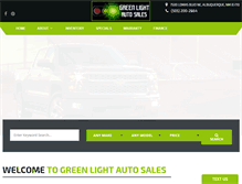 Tablet Screenshot of greenlightautonm.com